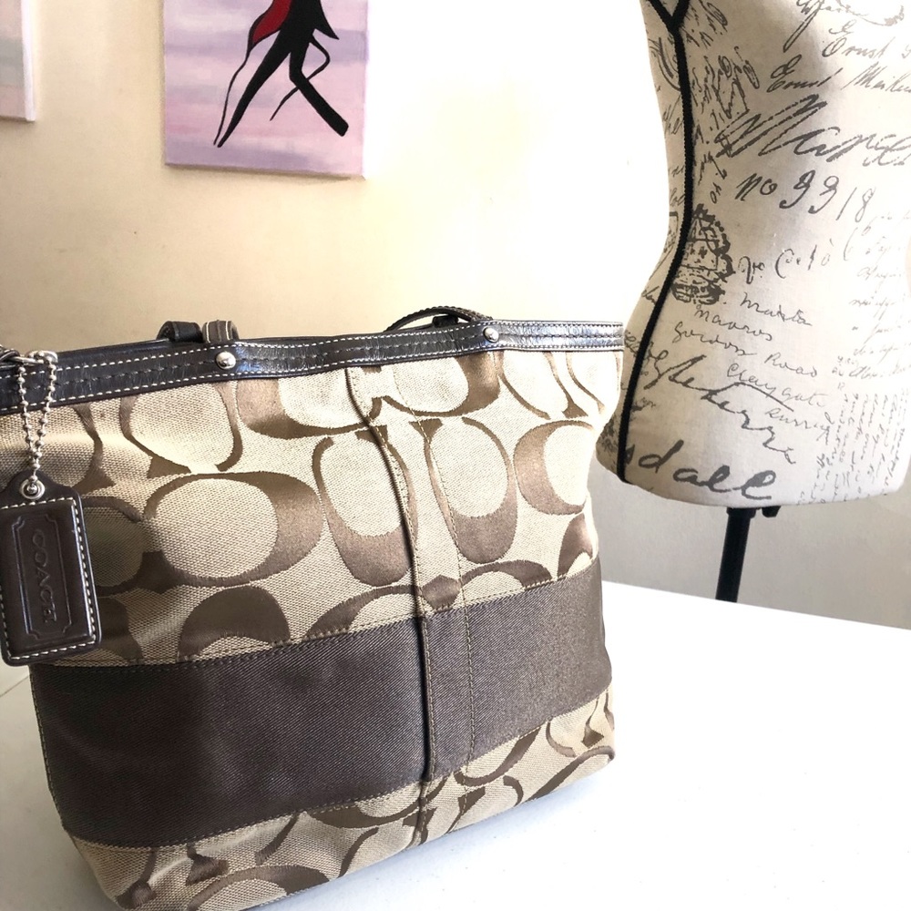 Coach canvas bag